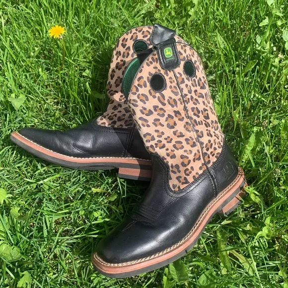 Leopard boots John Deere Youth 4