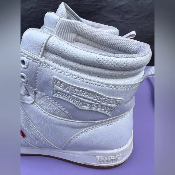 Levi Strauss White High top‎ Sneakers size 9