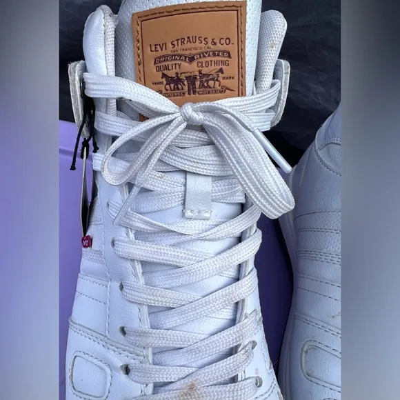 Levi Strauss White High top‎ Sneakers size 9