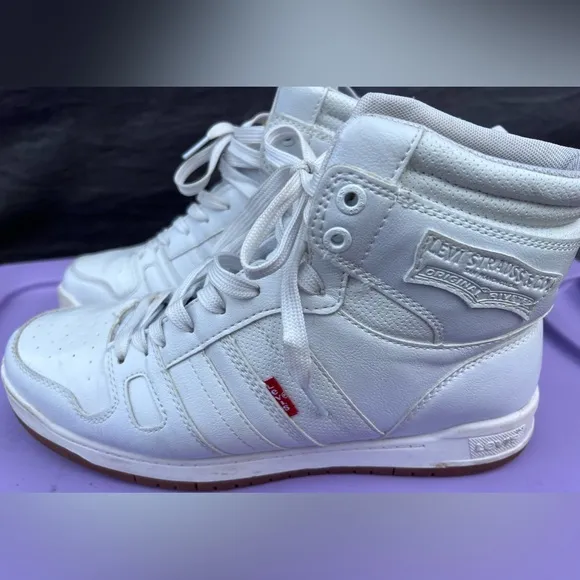 Levi Strauss White High top‎ Sneakers size 9