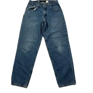 Levi's Silver Tab Baggy Jeans Vintage Blue Denim Size 31x32 1998 Y2K