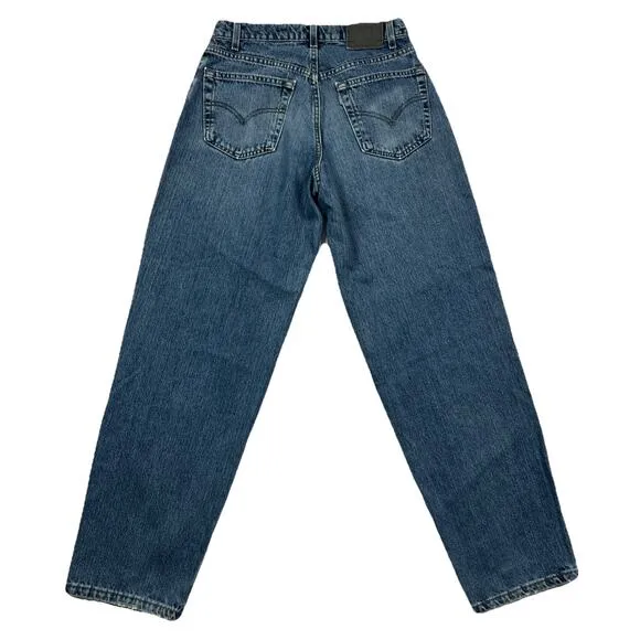 Levi's Silver Tab Baggy Jeans Vintage Blue Denim Size 31x32 1998 Y2K