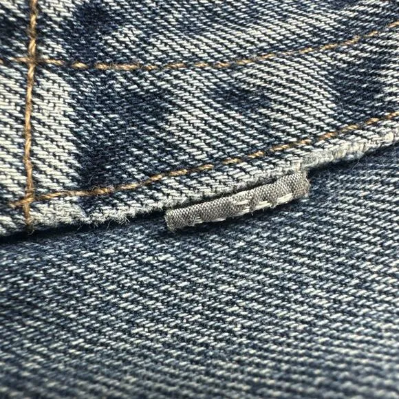 Levi's Silver Tab Baggy Jeans Vintage Blue Denim Size 31x32 1998 Y2K