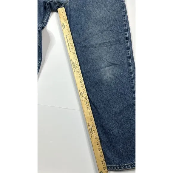 Levi's Silver Tab Baggy Jeans Vintage Blue Denim Size 31x32 1998 Y2K
