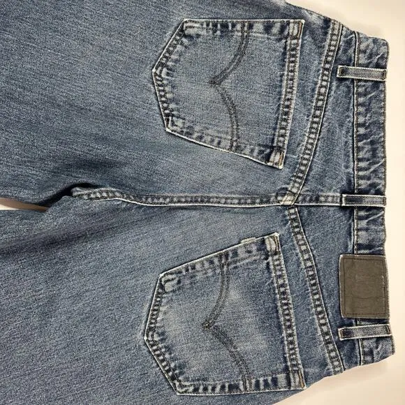 Levi's Silver Tab Baggy Jeans Vintage Blue Denim Size 31x32 1998 Y2K