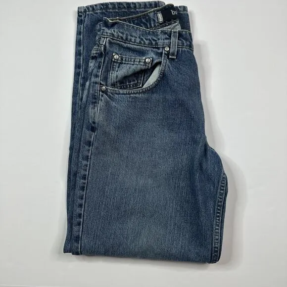 Levi's Silver Tab Baggy Jeans Vintage Blue Denim Size 31x32 1998 Y2K