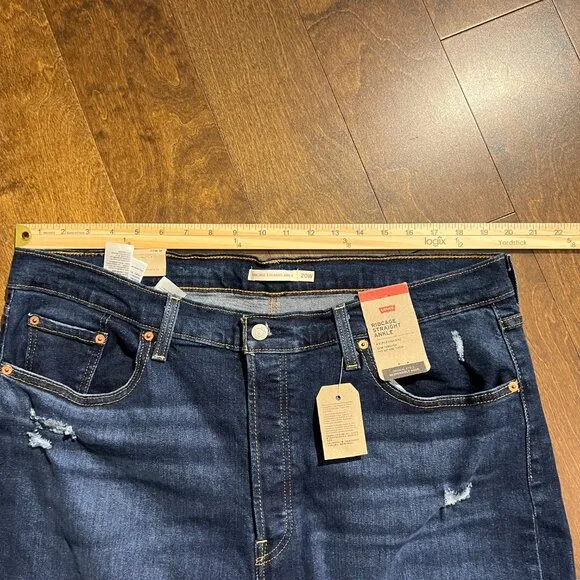 Levi's Women's Ribcage Straight Ankle Super High Rise Stretch Jeans Size: 20W M