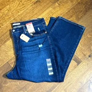 Levi's Women's Ribcage Straight Ankle Super High Rise Stretch Jeans Size: 20W M