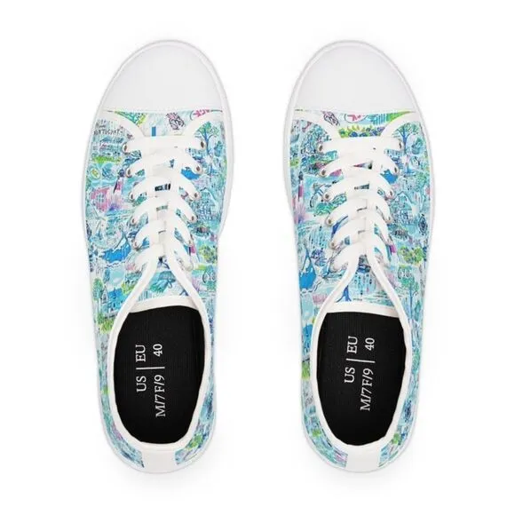 Lilly Loves Nantucket Low Top Sneakers
