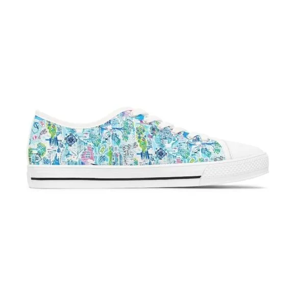 Lilly Loves Nantucket Low Top Sneakers