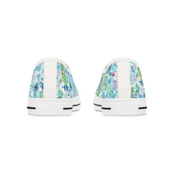 Lilly Loves Nantucket Low Top Sneakers