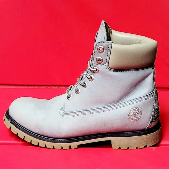 Limited Edition Timberland Premium High Baby Blue Men's Boots #350884023 size 10