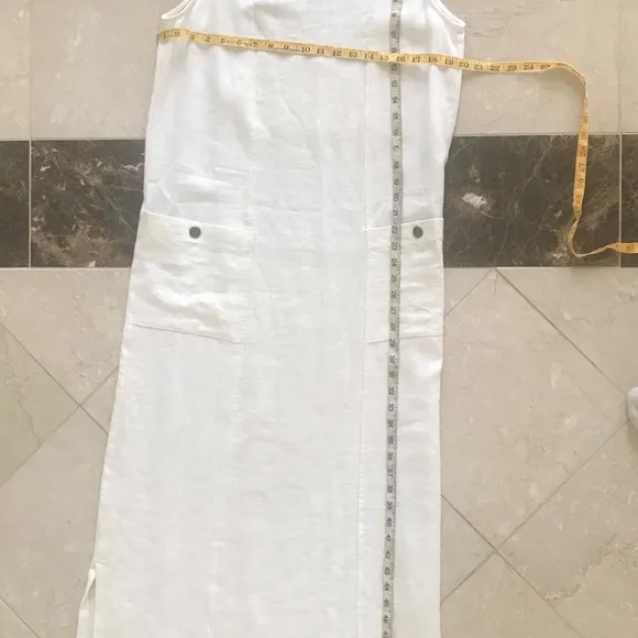 Linen maxi dress Med.  Excellent!
