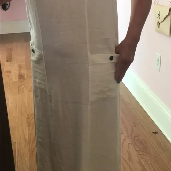 Linen maxi dress Med.  Excellent!