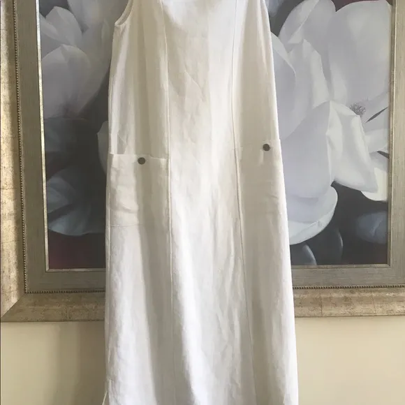 Linen maxi dress Med.  Excellent!