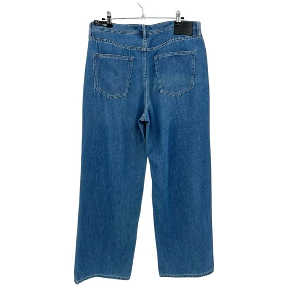 Liverpool Tucker High Waist Straight Wide Leg Jeans in Landsend Size 12/31