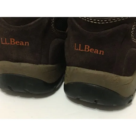 L.L. Bean 7.5W Men's Brown Lace Up Outdoor Hiking Walking Primaloft Tek Shoes
