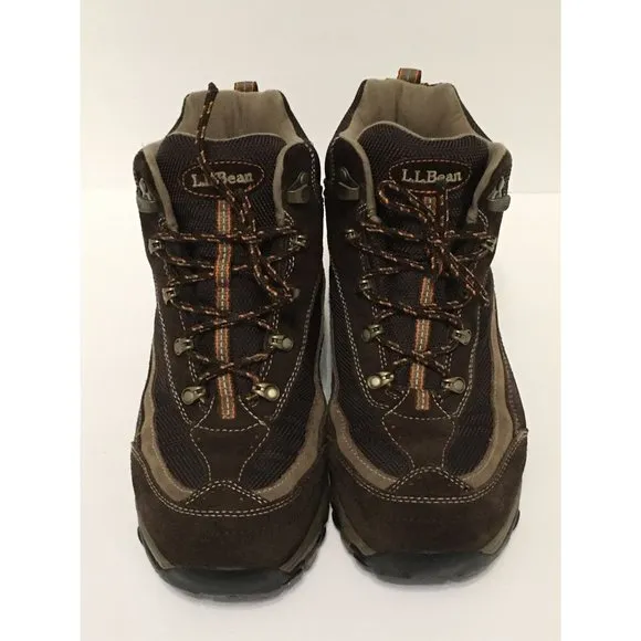 L.L. Bean 7.5W Men's Brown Lace Up Outdoor Hiking Walking Primaloft Tek Shoes