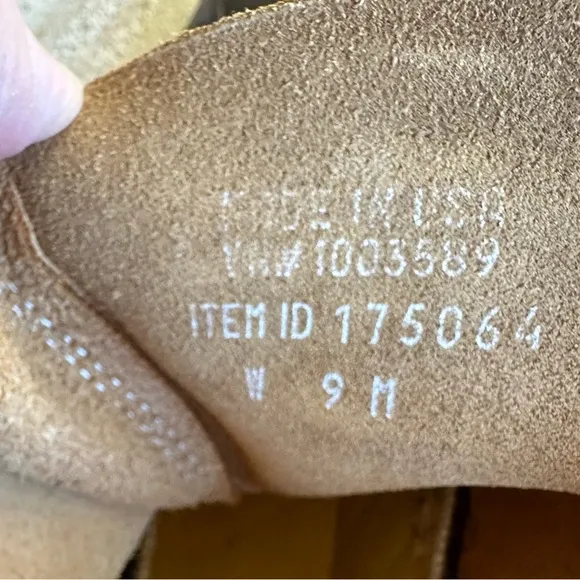 LL BEAN Bean Boots Women's Waterproof Duck 175064 USA Brown 8&quot; Leather Size 9