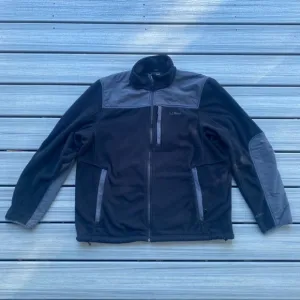 LL Bean Mens XL Polartec Fleece Full Zip Jacket