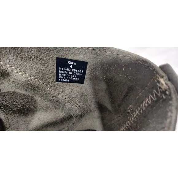 LL Bean Waterproof Winter Pac‎ Boots Rubber &amp; Suede 295601 Big Kids Size 4