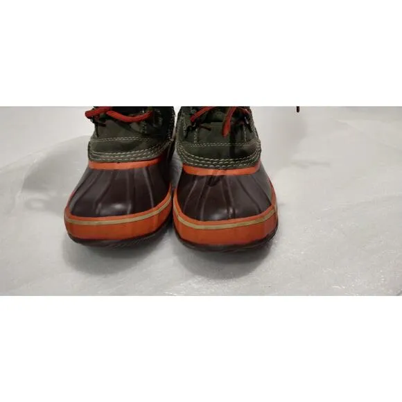 LL Bean Waterproof Winter Pac‎ Boots Rubber &amp; Suede 295601 Big Kids Size 4