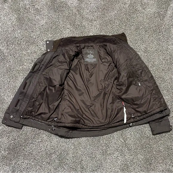 LL Bean Womens Medium Brown 2 in 1 Interchangeable Winter Jacket