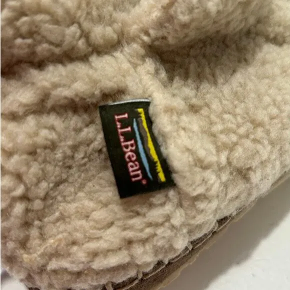 L.L.Bean New $69 Women's Cozy Slipper Pile Fleece Size 9M
