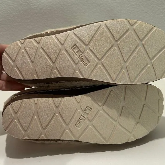 L.L.Bean New $69 Women's Cozy Slipper Pile Fleece Size 9M