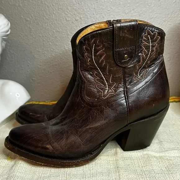 Lucchese Rustic Brown Boots sz 7.5​​​