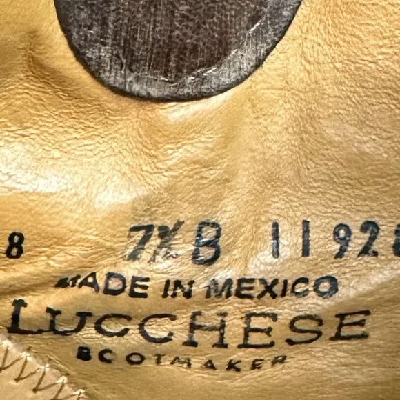 Lucchese Rustic Brown Boots sz 7.5​​​