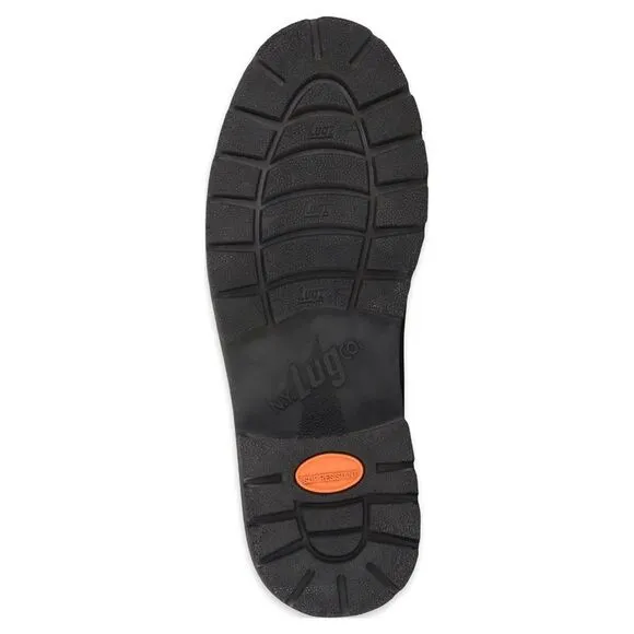 LUGZ Mens Black Collar And Tongue Logo Drifter Steel Toe Boots Shoes 10.5 D