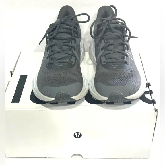 Lululemon Blissfeel Run Women's Running Walking Shoes Size 9 Grey White