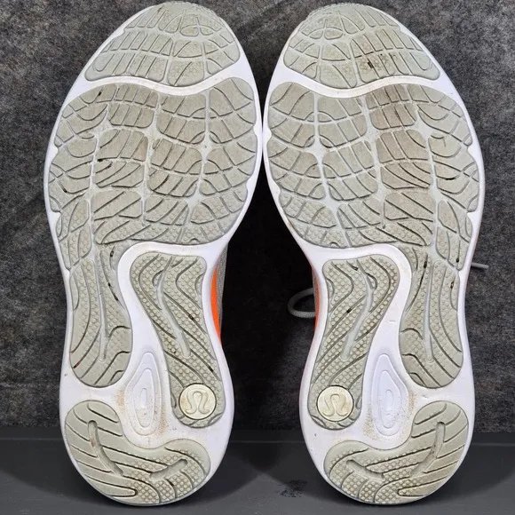 Lululemon Women's Blissfeel 2 Running Shoes Size 7 Gray Orange