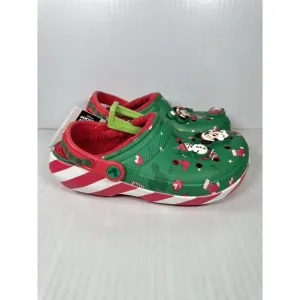 M5/W7 Disney Fleece Lined Mickey Minnie Holiday Christmas Crocs Clogs 2024 NEW