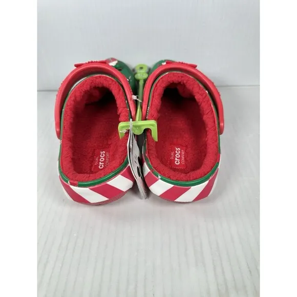 M9/W11 Disney Fleece Lined Mickey Minnie Holiday Christmas Crocs Clogs 2024 NEW