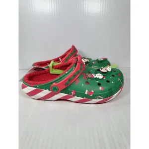 M9/W11 Disney Fleece Lined Mickey Minnie Holiday Christmas Crocs Clogs 2024 NEW