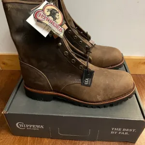 Made in USA Chippewa Logger Boots Brand New 11 D