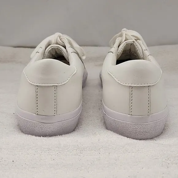 😎MADEWEL SIDEWALK LOWTOP WHITE LEATHER UNISEX SNEAKERS MENS 7.5 LADIES 9 NWOB