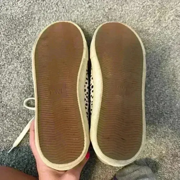 Madewell Calf Hair High Top Sneakers Size 7.5