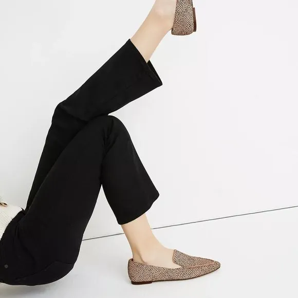 Madewell Frances Skimmer Calf Hair Loafer Shoes Women Size 7 Preppy