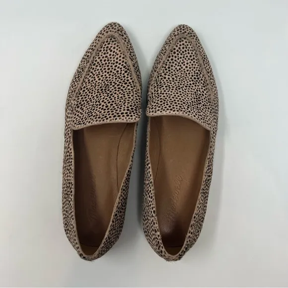 Madewell Frances Skimmer Calf Hair Loafer Shoes Women Size 7 Preppy