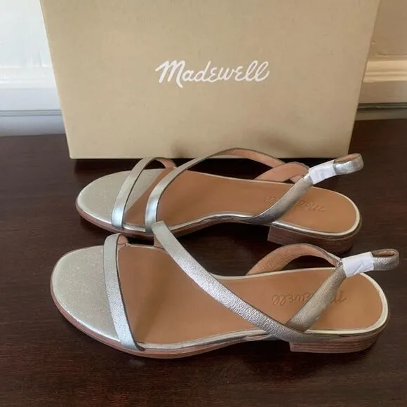 Madewell heide  leather upper&amp; lining  sandal size 7 and 7,5