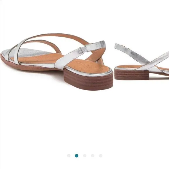 Madewell heide  leather upper&amp; lining  sandal size 7 and 7,5