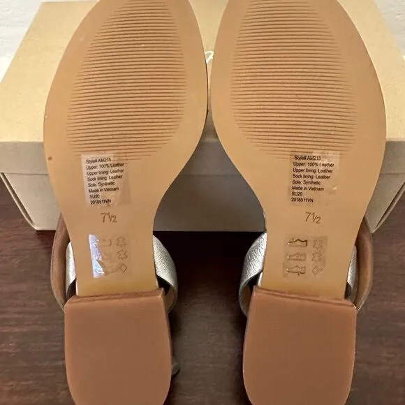 Madewell heide  leather upper&amp; lining  sandal size 7 and 7,5