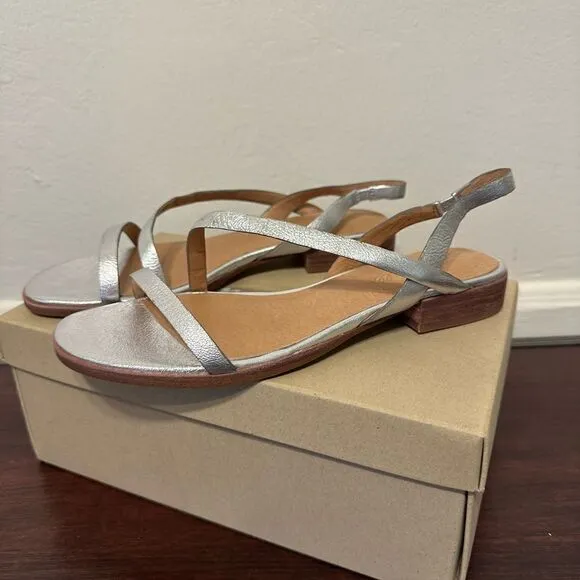 Madewell heide  leather upper&amp; lining  sandal size 7 and 7,5