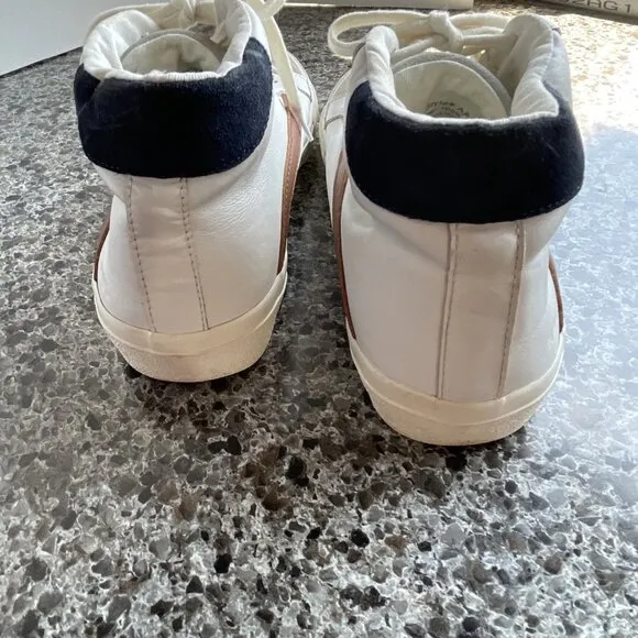 Madewell Sidewalk High Top Skate Sneakers Colorblock Leather Suede Sz Men’s 6.5