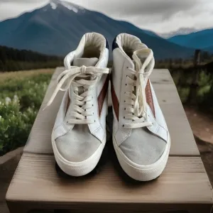 Madewell Sidewalk High Top Skate Sneakers Colorblock Leather Suede Sz Men’s 6.5