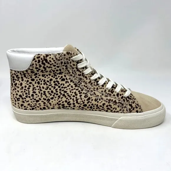 Madewell Sidewalk High-Top Spotted Genuine Calf Hair Sneakers Women’s Size 9