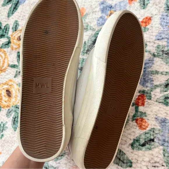 Madewell / Sidewalk Low-Top Sneakers in Leather